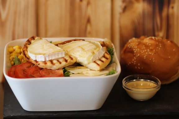 Salade o'chevre miel